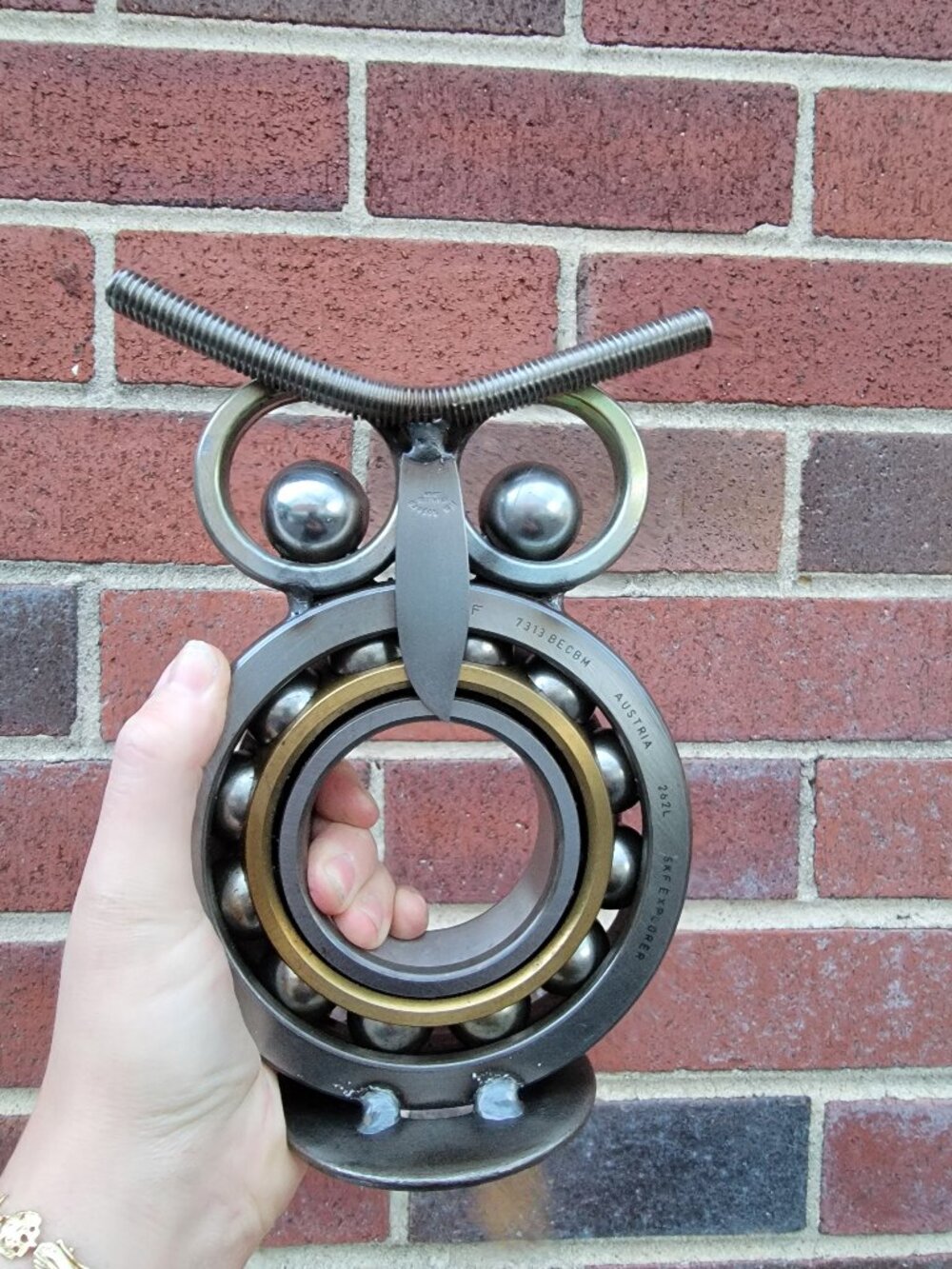 Handmade Metal Owl